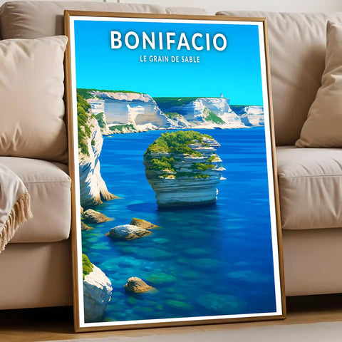 Affiche - Bonifacio - Le Grain de Sable