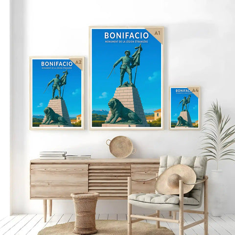 Affiche - Bonifacio - Monument de la Légion Étrangère