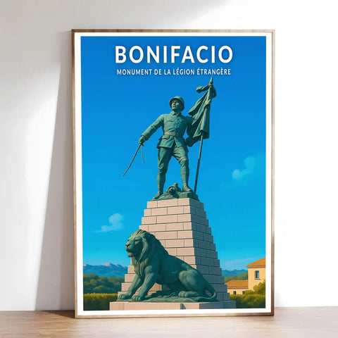 Affiche - Bonifacio - Monument de la Légion Étrangère