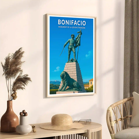 Affiche - Bonifacio - Monument de la Légion Étrangère