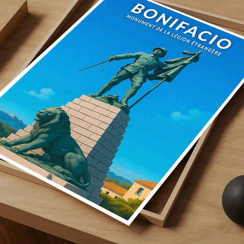 Affiche - Bonifacio - Monument de la Légion Étrangère