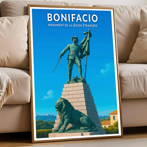 Affiche - Bonifacio - Monument de la Légion Étrangère
