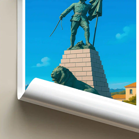 Affiche - Bonifacio - Monument de la Légion Étrangère