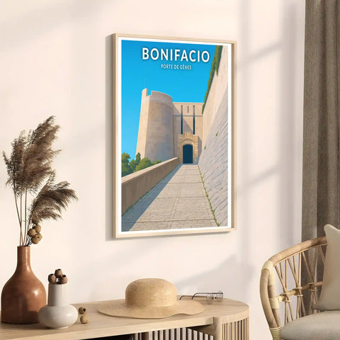 Affiche - Bonifacio - Porte de Gênes