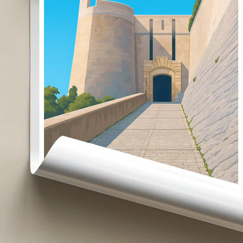Affiche - Bonifacio - Porte de Gênes