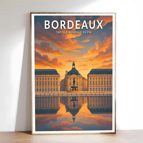 Affiche - Bordeaux - Capitale Mondiale du Vin