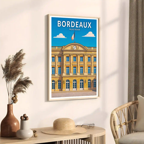 Affiche - Bordeaux - Palais Rohan