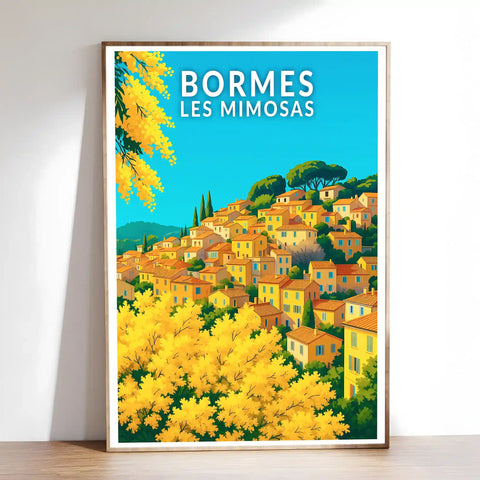 Affiche - Bormes les Mimosas