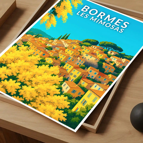 Affiche - Bormes les Mimosas