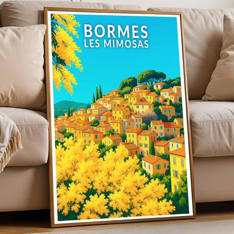 Affiche - Bormes les Mimosas