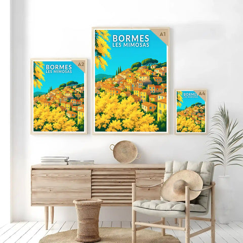 Affiche - Bormes les Mimosas