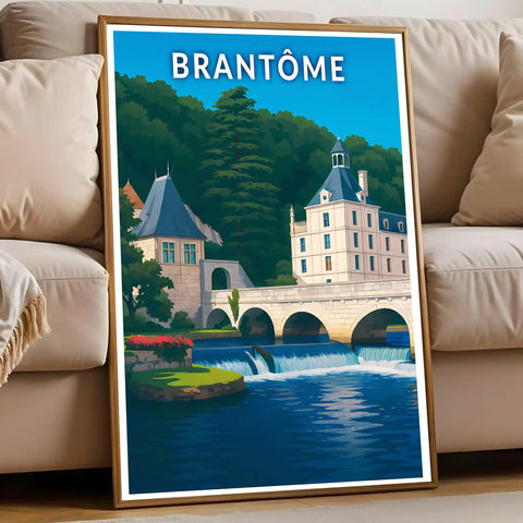 Affiche - Brantôme