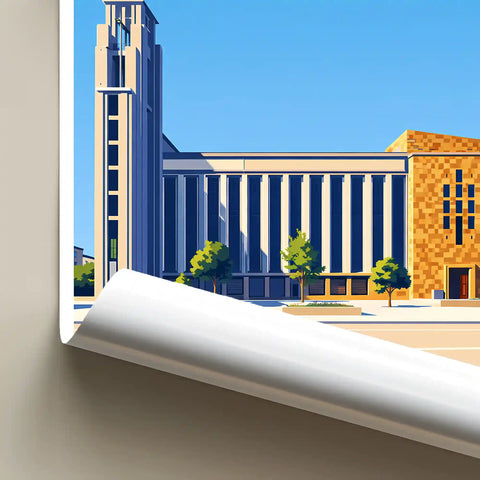 Affiche - Brest - Église Saint-Louis