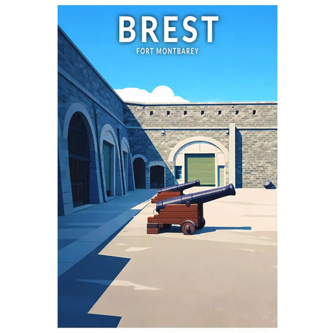 Affiche - Brest - Fort Montbarey