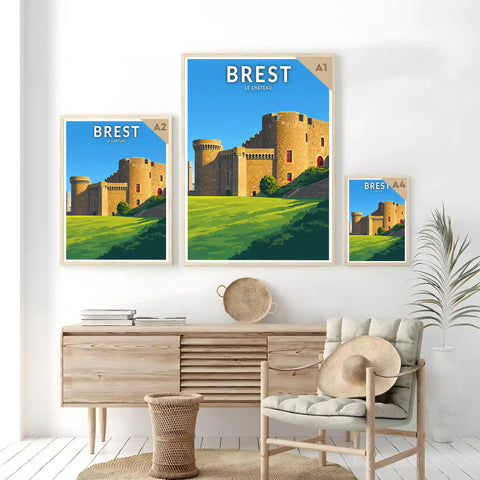 Affiche - Brest - Le Château