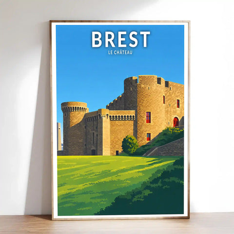 Affiche - Brest - Le Château