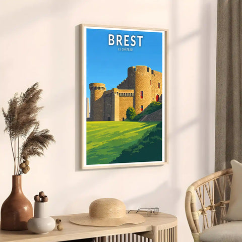 Affiche - Brest - Le Château