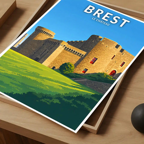 Affiche - Brest - Le Château