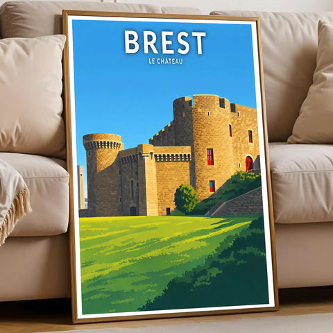 Affiche - Brest - Le Château