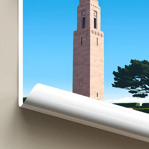 Affiche - Brest - Le Monument Américain