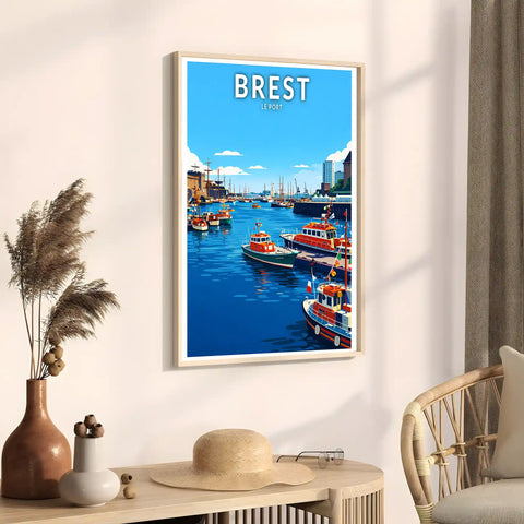 Affiche - Brest - Le Port