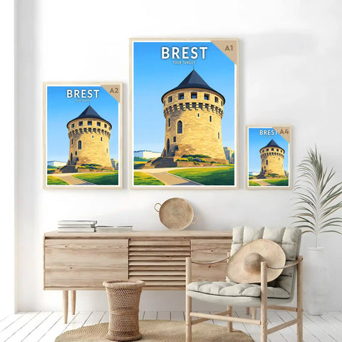 Affiche - Brest - Tour Tanguy