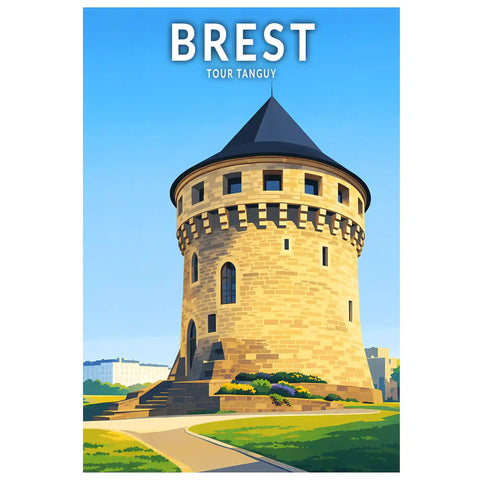 Affiche - Brest - Tour Tanguy