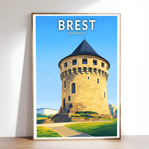 Affiche - Brest - Tour Tanguy