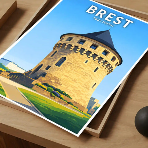 Affiche - Brest - Tour Tanguy