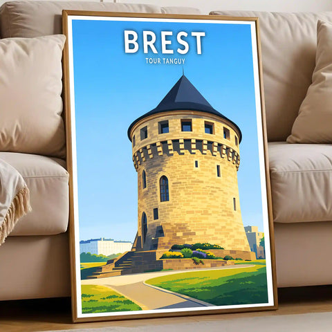Affiche - Brest - Tour Tanguy