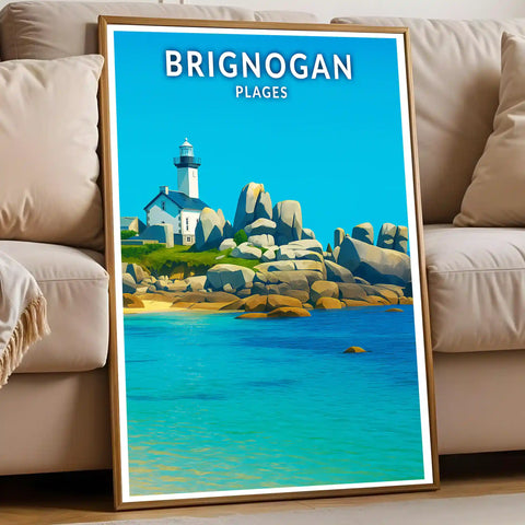 Affiche - Brignogan-Plages
