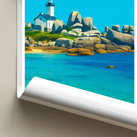 Affiche - Brignogan-Plages