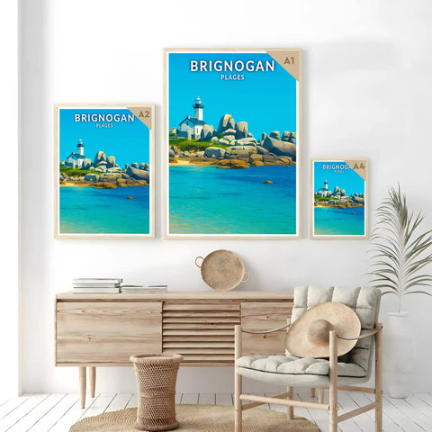 Affiche - Brignogan-Plages