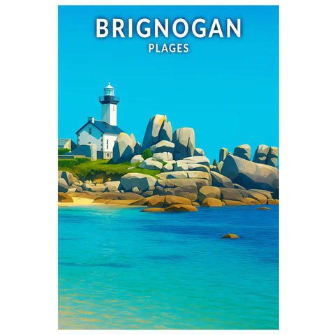 Affiche - Brignogan-Plages