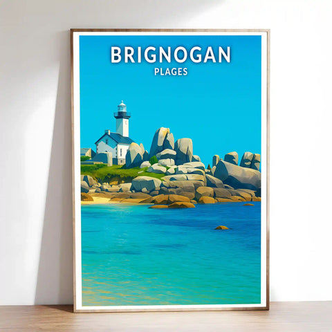 Affiche - Brignogan-Plages
