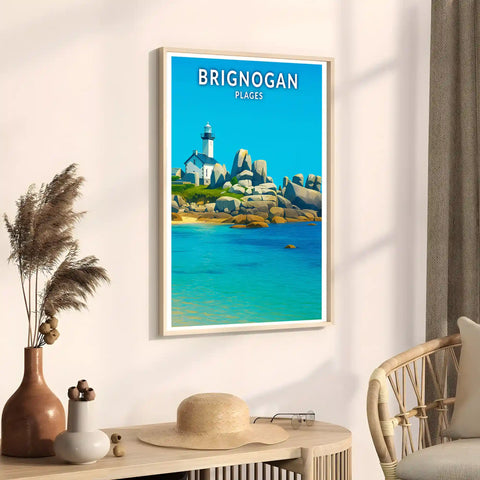 Affiche - Brignogan-Plages