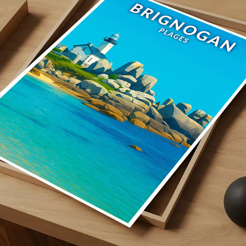 Affiche - Brignogan-Plages