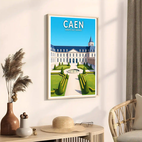 Affiche - Caen - Abbaye aux Dammes