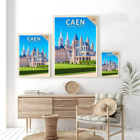 Affiche - Caen - Abbaye aux Hommes