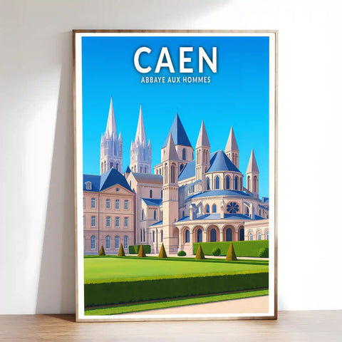 Affiche - Caen - Abbaye aux Hommes