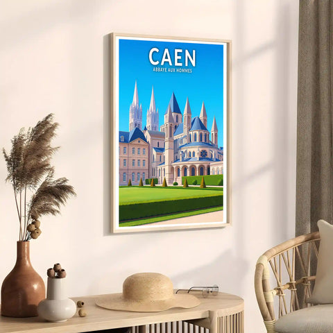 Affiche - Caen - Abbaye aux Hommes