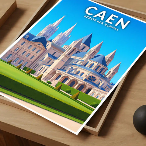 Affiche - Caen - Abbaye aux Hommes