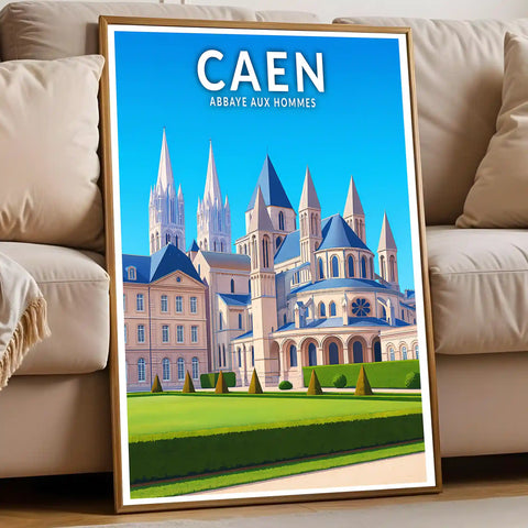 Affiche - Caen - Abbaye aux Hommes
