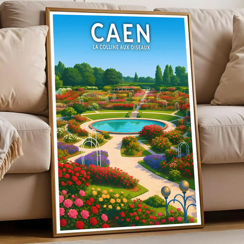 Affiche - Caen - La Colline aux Oiseaux