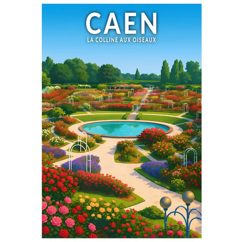 Affiche - Caen - La Colline aux Oiseaux