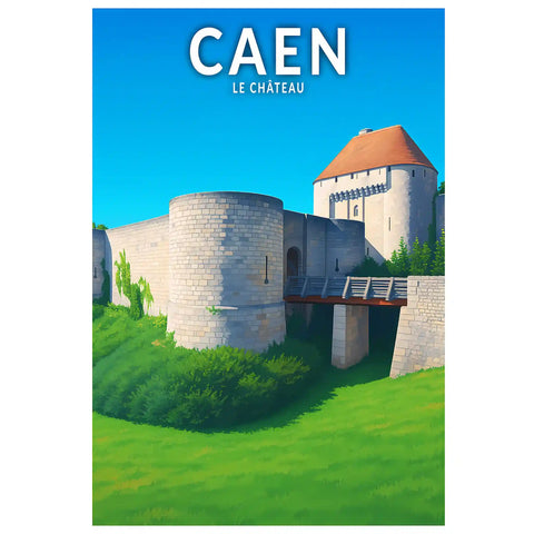 Affiche - Caen - Le Château