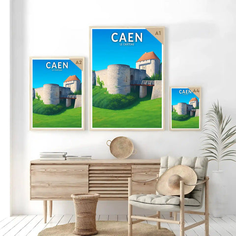 Affiche - Caen - Le Château