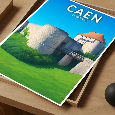 Affiche - Caen - Le Château