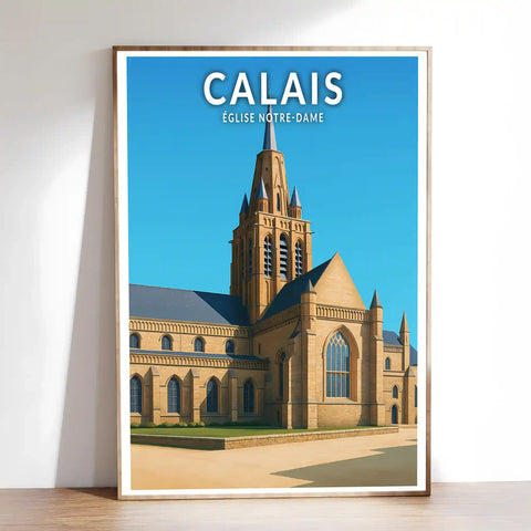 Affiche - Calais - Église Notre-Dame