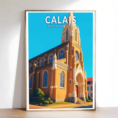 Affiche - Calais - Église du Sacré-Coeur